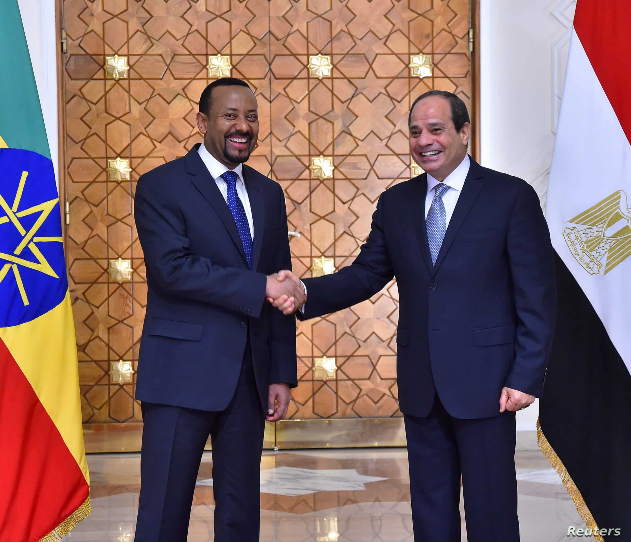 الرئيس السيسي ورئيس وزراء إثيوبيا 